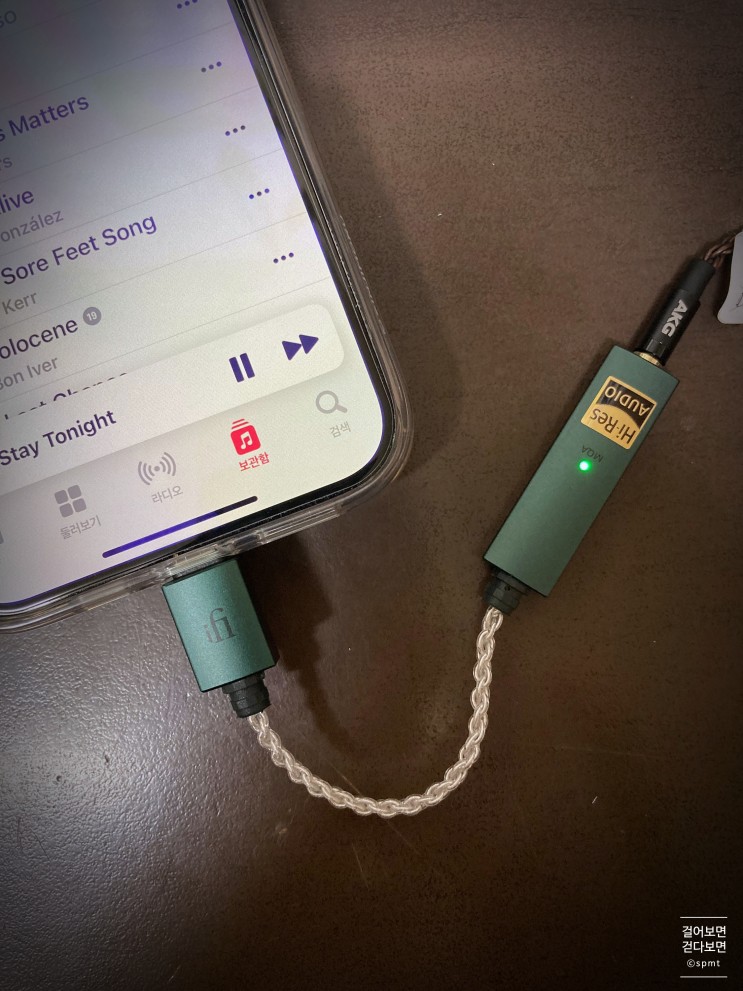 iFi GO Link 휴대용 꼬다리 Hi-Res USB DAC 헤드폰 앰프