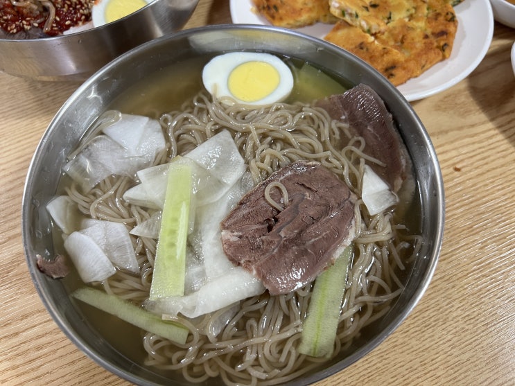 경동시장 맛집 경동시장 평양냉면 주말 점심 방문 평양냉면 첫 도전 성공