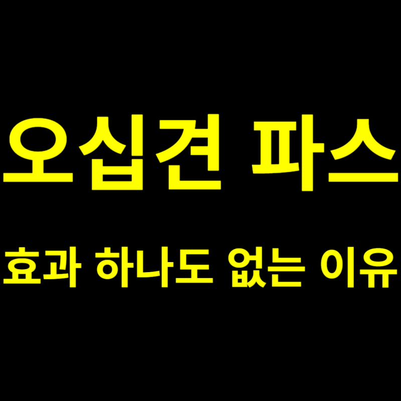 오십견 파스, 효과 하나도 없는 이유