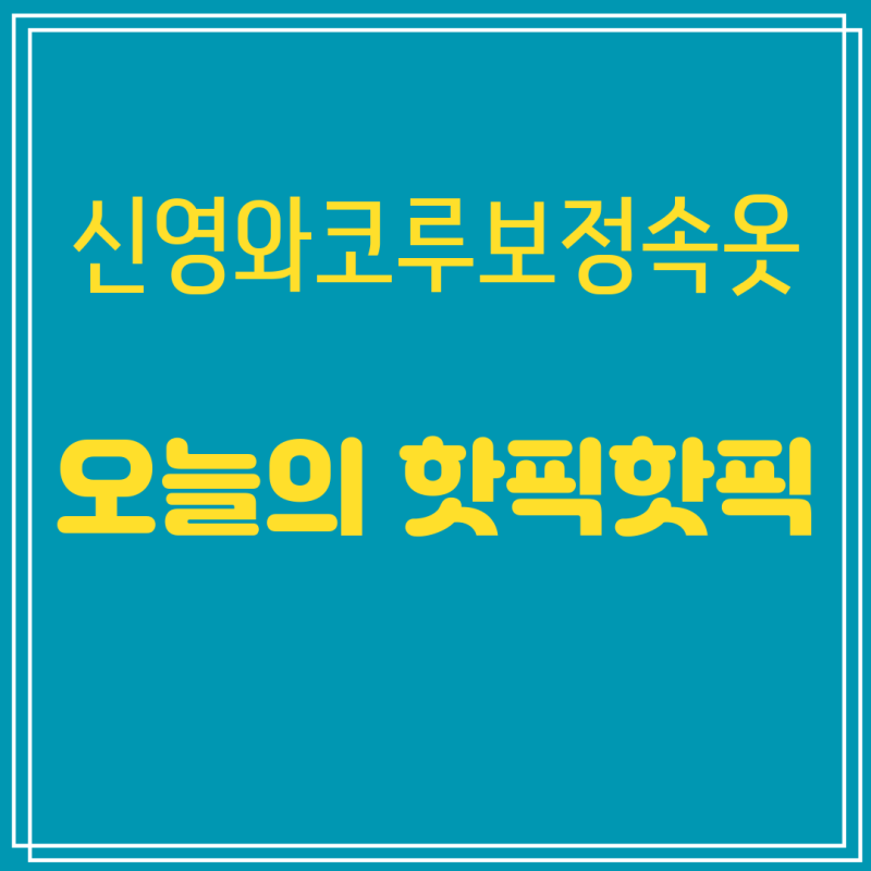 [신영와코루보정속옷] 내돈내산 후기정보 | [신영와코루] 커버링 보정쉐이퍼 패키지 9종_E21