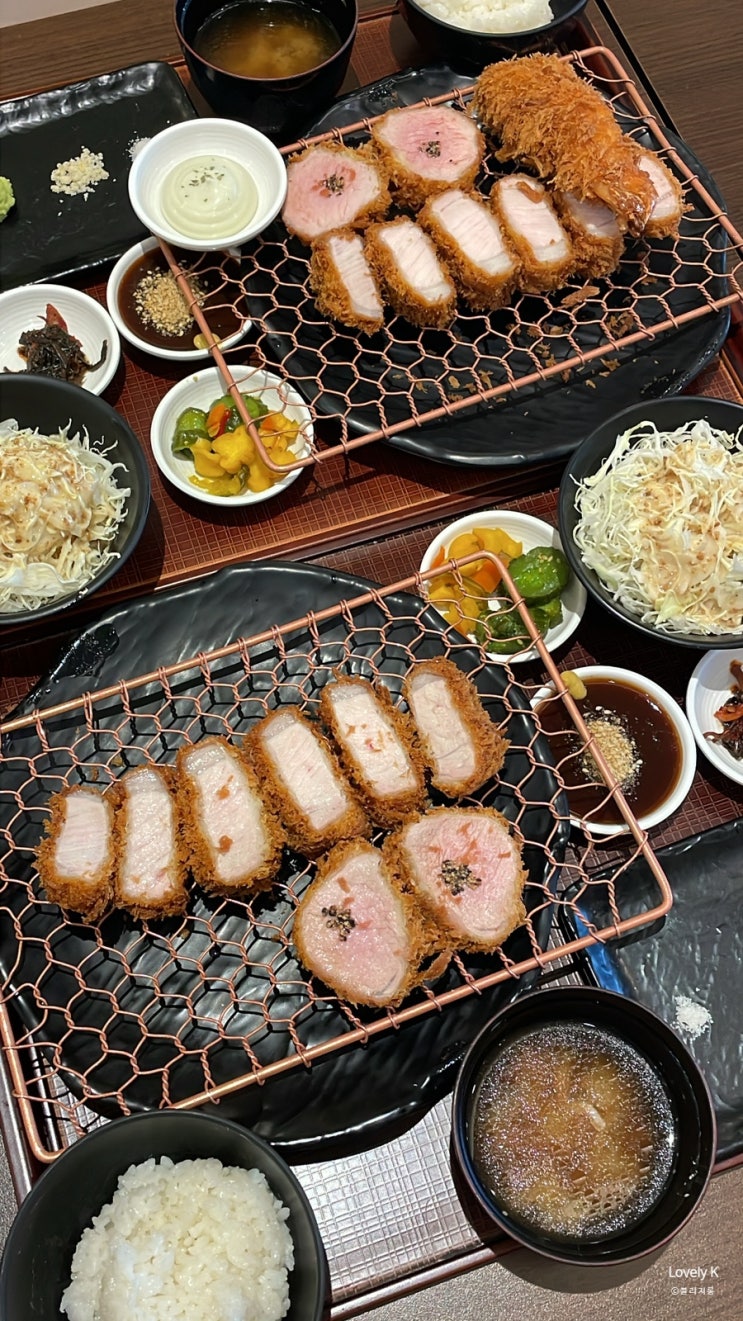  천안 갤러리아 맛집 불당동 돈카츠 깔끔한 분위기의 정돈