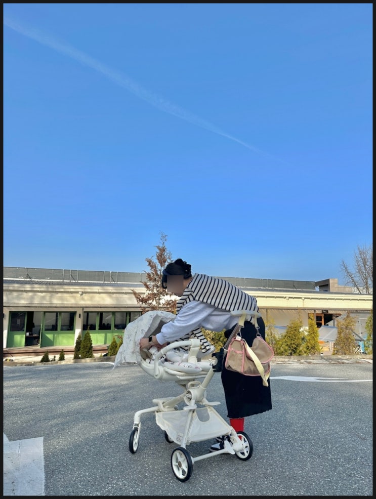 내돈내산 르베르S 유모카 화이트 휴대용 접이식 유모차 3개월 아기 사용 후기