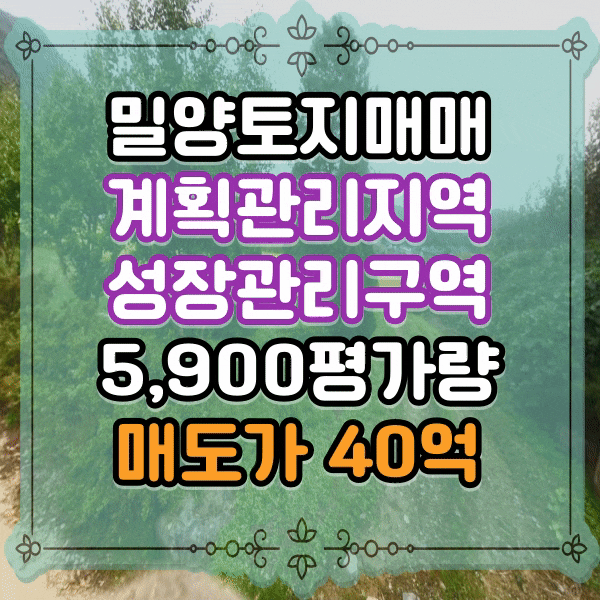  밀양토지매매, 경남 밀양시 초동면 덕산리 건축가능한 땅매매, 캠핑장, 야영장 하기 좋은 곳