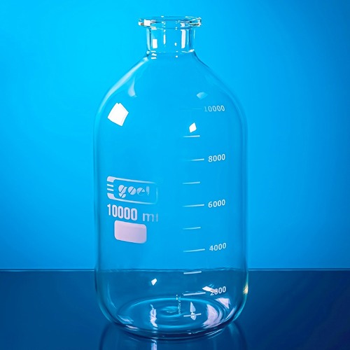  [유리초자] 대용량 세구형 용액병 5L, 10L, 20L Large Capacity Tooled Neck Bottle