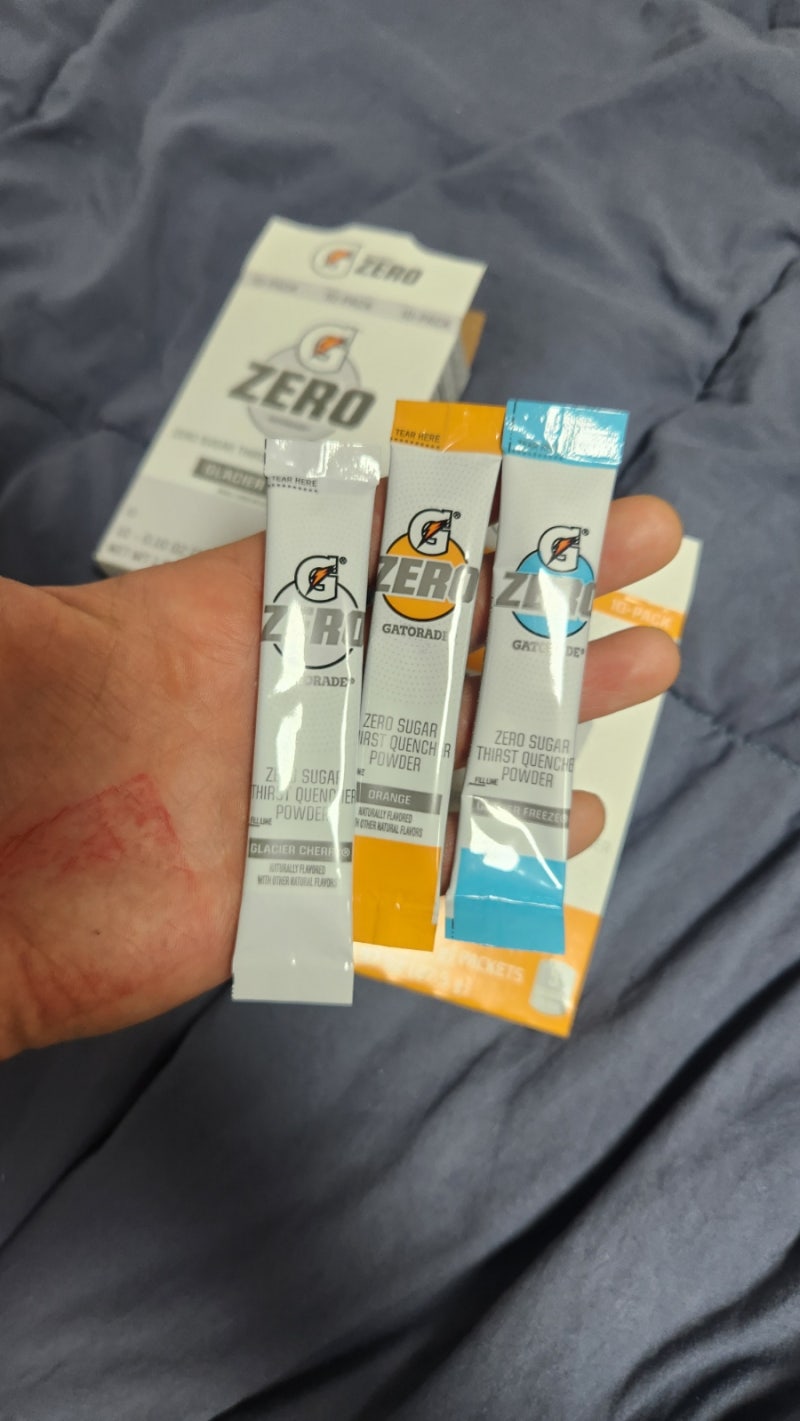 해외직구 게토레이 제로 분말 내돈내산 후기!! 포카리 분말, 타 스포츠 음료와 비교!