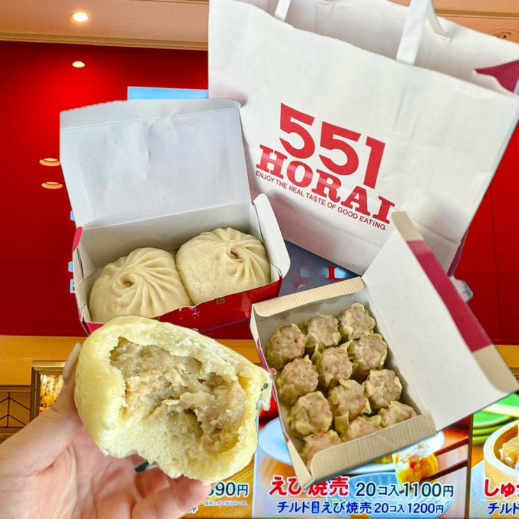  [일본-오사카](솔직후기)간사이 공항에서 만난 오사카 유명 만두 맛집 551 호라이, 공항 내 위치, 한국 반입 가능 여부, 오사카 먹방여행 (10) - 551호라이