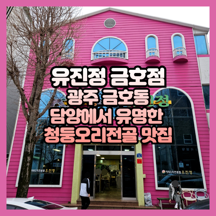  담양에서 유명한 청둥오리전골 광주 맛집 유진정 금호점