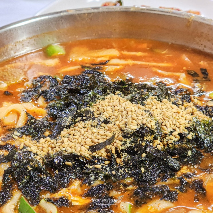  안목해변 근처 맛집 장칼국수가 맛있는 안목바다식당