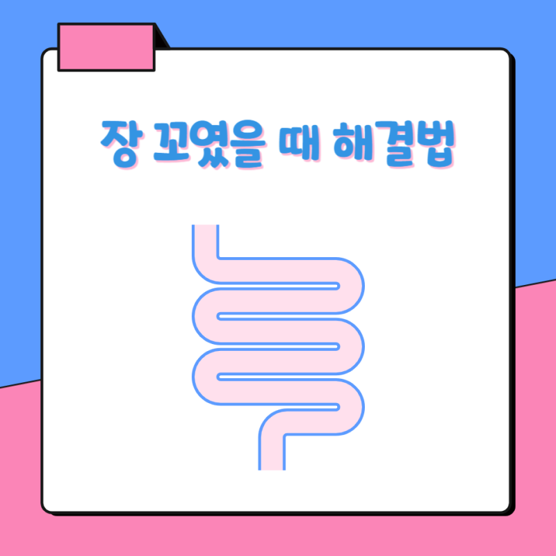 장꼬임 증상, 장 꼬였을때 해결법