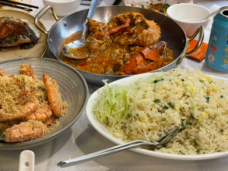 4인가족 싱가포르 점보씨푸드 가격과 메뉴추천, 리버사이드포인트 예약