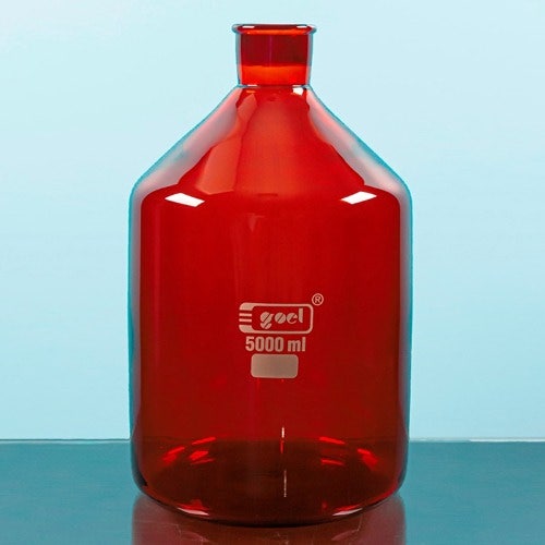  [유리초자] 대용량 세구형 갈색 용액병 5L, 10L, 20L Large Capacity Tooled Neck Amber Bottle
