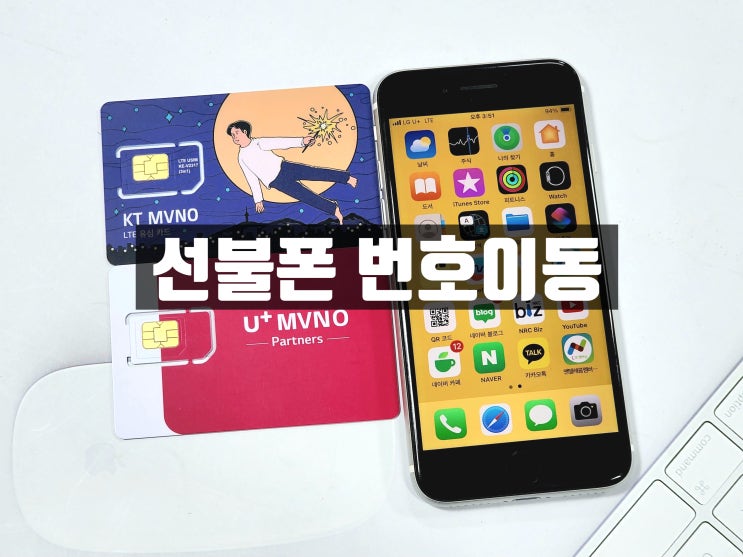  N텔레콤 선불폰 번호이동 셀프 개통 방법