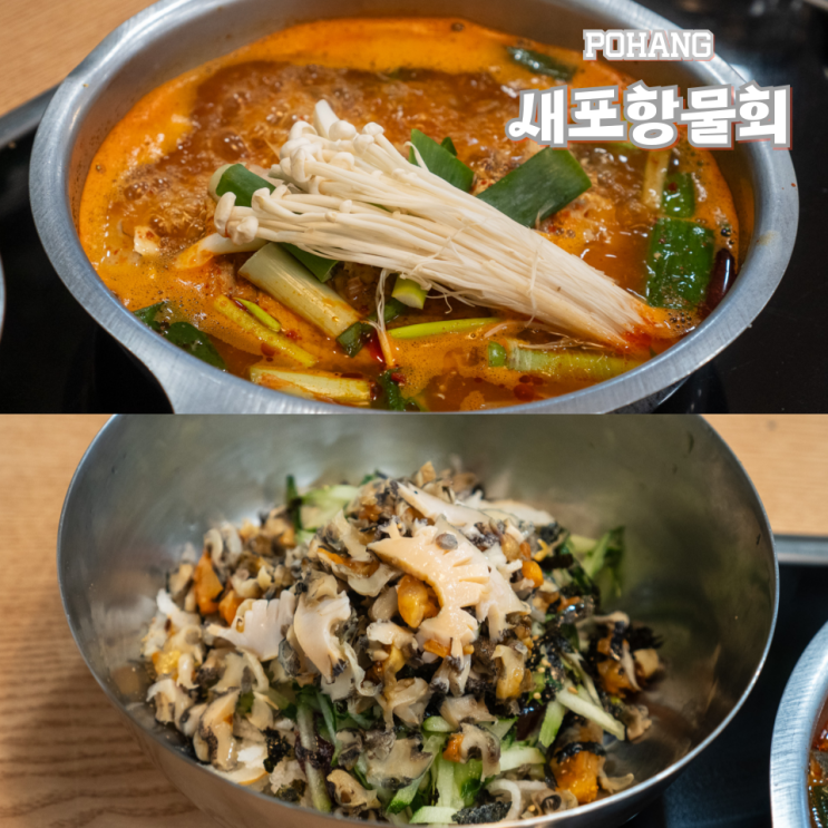  포항 새포항물회 고추장물회 맛있게 먹는 세 가지 방법