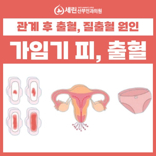 가임기 피, 관계 후 출혈 ,부정 출혈 있다면 어떻게 해야될까