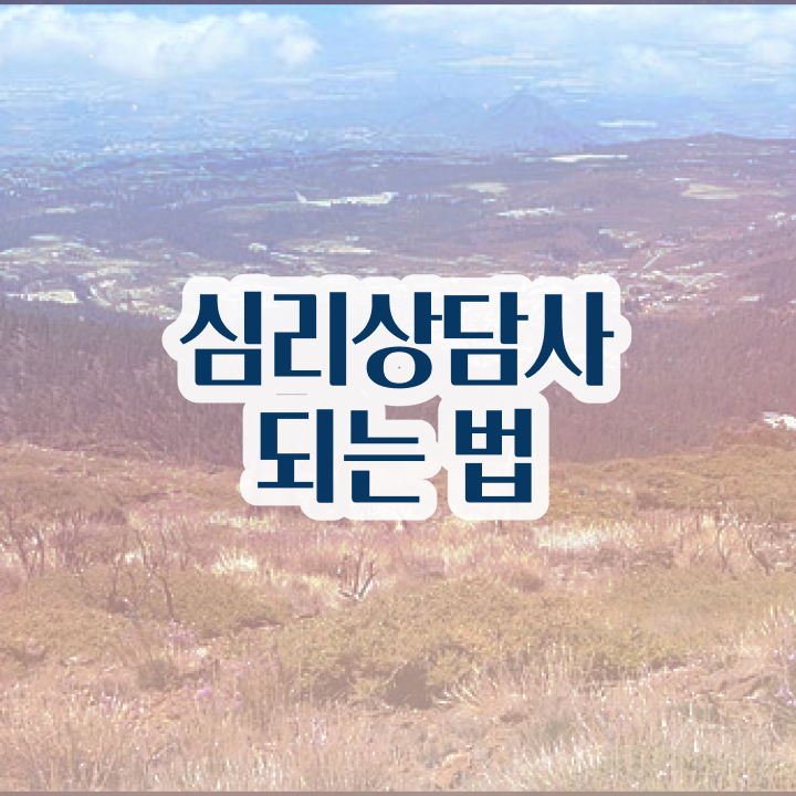  심리상담사   인지행동 심리상담사  심리상담사 전망