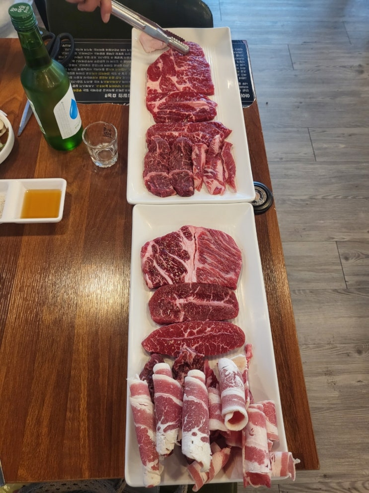  [내돈내산] 최상무 호매실 본점 무한리필 고기+샤브샤브+육회