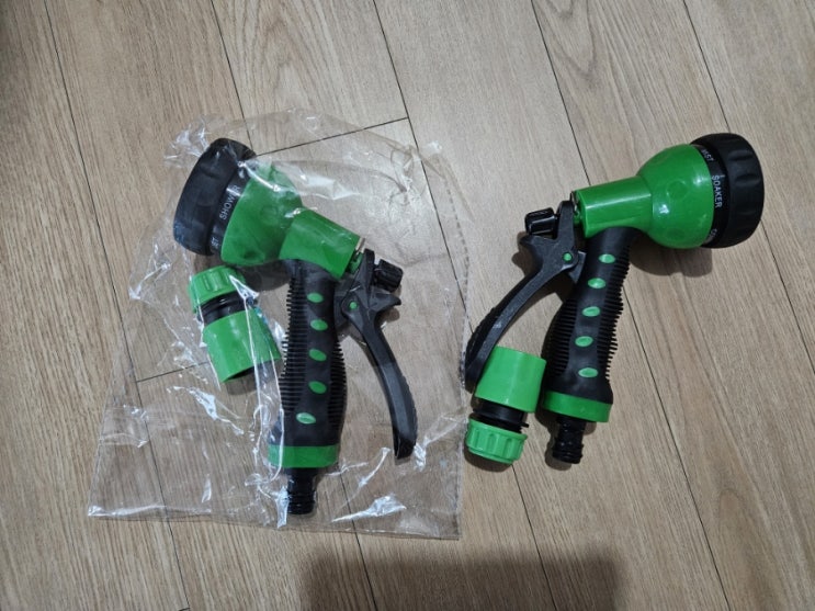  정원 호스 7기능 분사기 교체