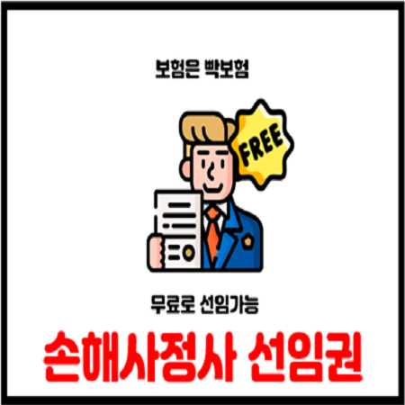  실손 실비보험 보험금 청구시 무료 손해사정사 선임권 활용