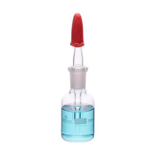  [유리초자] 드롭핑 투명 보틀 고무마개 Dropping Clear Bottle