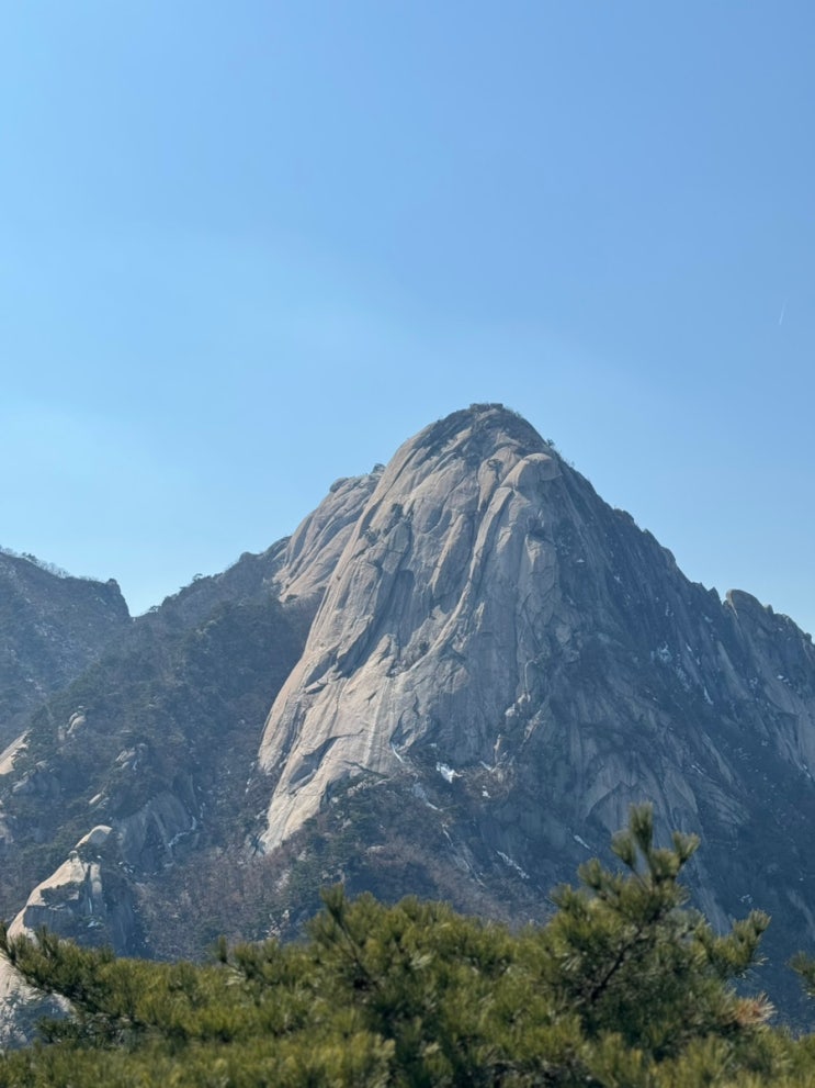 북한산 영봉 초보 등산코스 추천, 산행 후 시골밥상