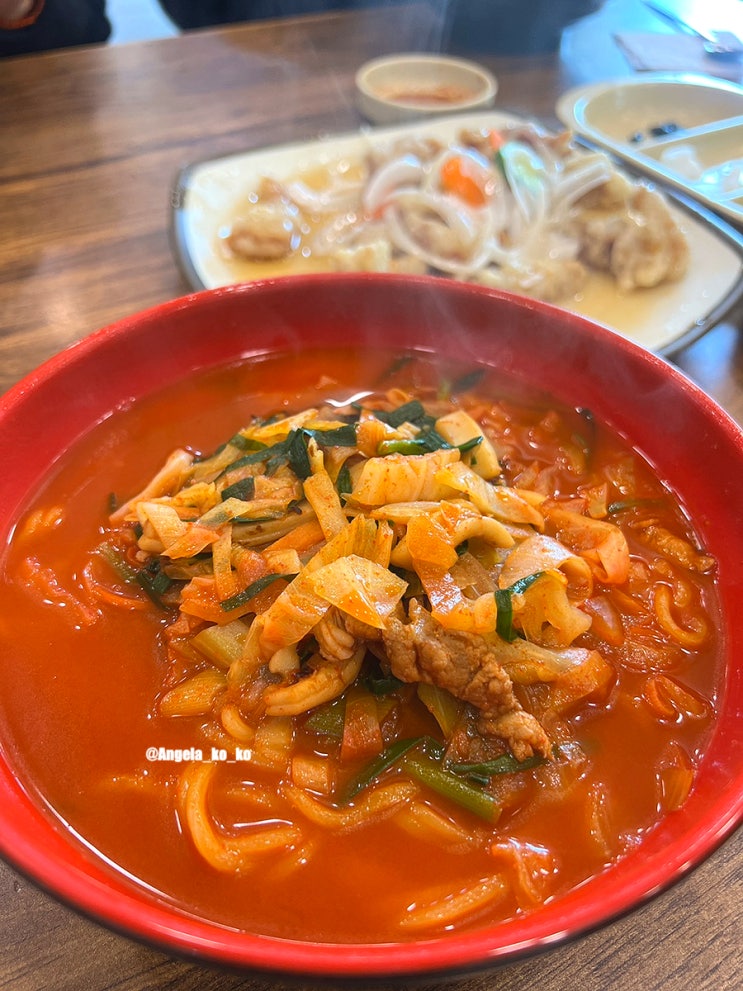  공주 동해원 짬뽕 전국 5대 짬뽕맛집 탕수육도 맛있다