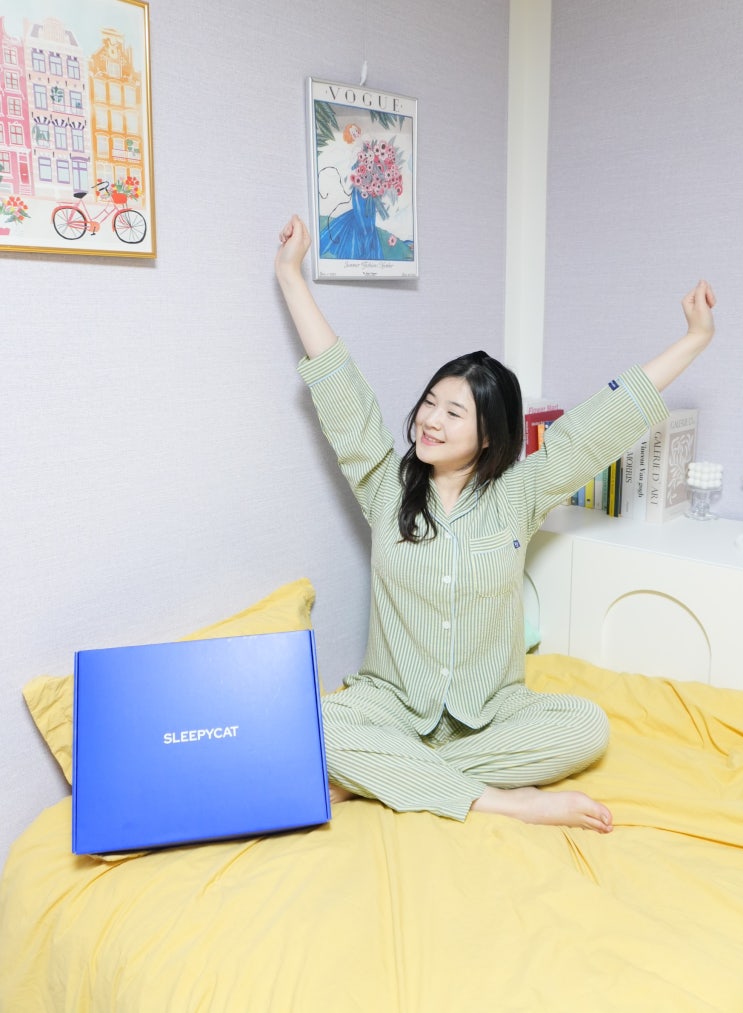  봄맞이 여자잠옷추천 _ 최애 잠옷브랜드 슬리피캣 파자마 세트