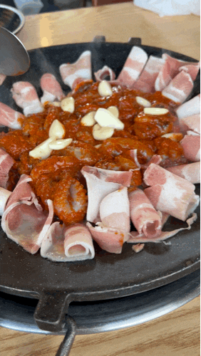  청주 오창 쭈꾸미 맛집 맛있게 매워서 계속 땡기는 안성깍두기