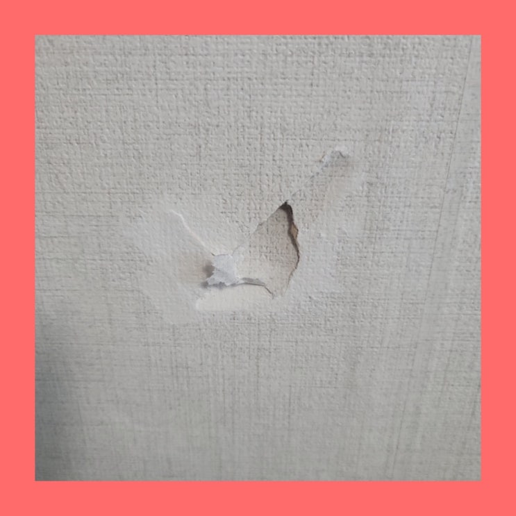  벽지파이고찢어진곳 커버 잘하는곳