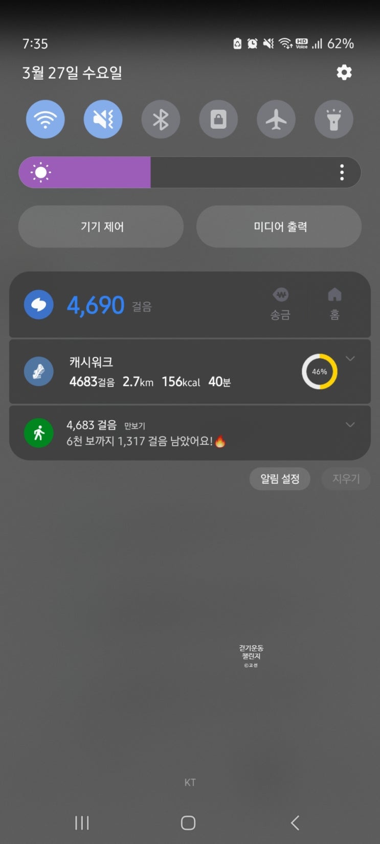 걷기 운동 챌린지 겨우 밖으러 끄집어 내기 걷기 운동 챌린지 겨우 밖으러 끄집어 내기