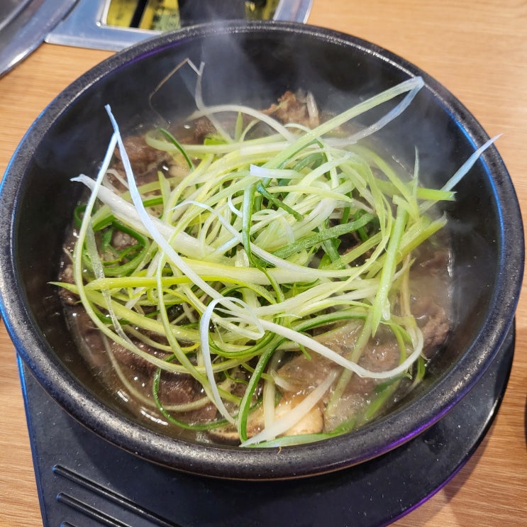 안양 아이에스비즈타워 한우 뚝불 맛집 산골 정육식당 메뉴판