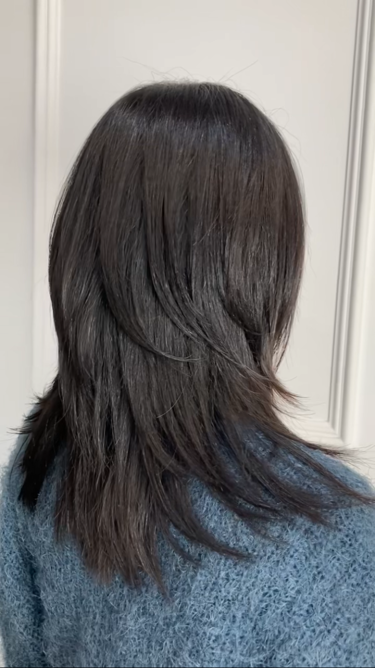  울산미용실 삼산동미용실 중간머리 중단발머리  슬릭컷 레이어드컷 그루드헤어에서 하세요!