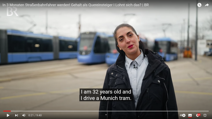 3개월 만에 독일 트램 운전수 취업 가능(?)