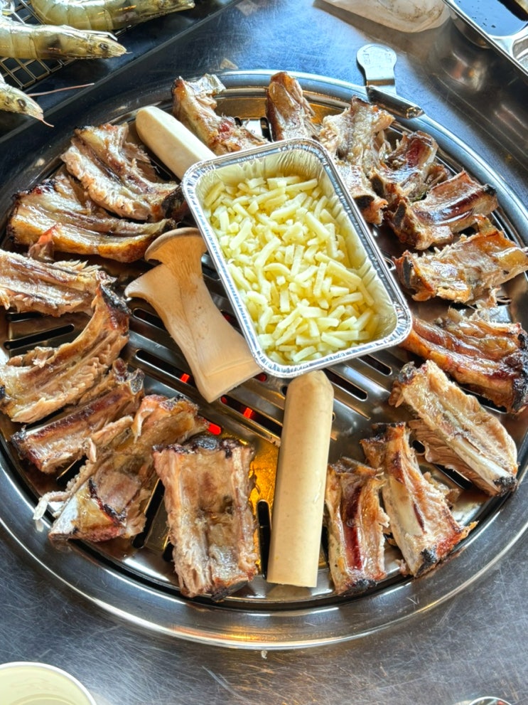  안산 등갈비 바베큐 맛집 가족모임 추천 안산 화정동 한마당바베큐