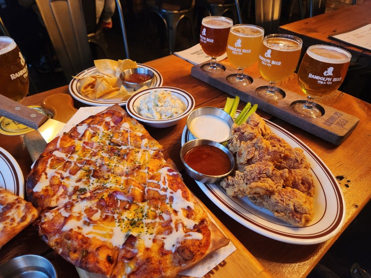  야탑피자 수제맥주 맛집 가성비 좋은 랜돌프비어