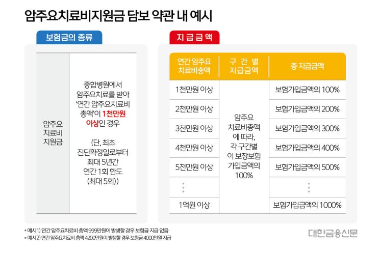 1만원 차이로 보험금 1천만원 왔다갔다…‘암주요치료비’ 논란