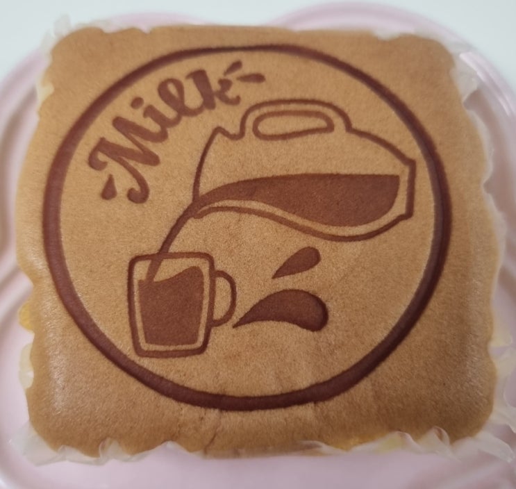 노브랜드 우유케이크 후기, 맛봄