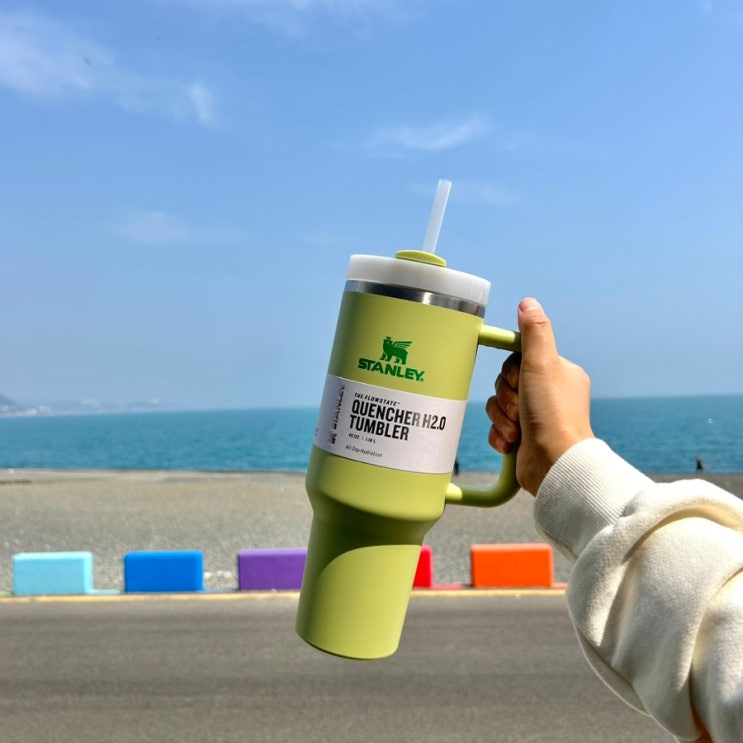  내돈내산 스탠리 빨대 텀블러 1.18L 구매 솔직후기 / 연마제 제거