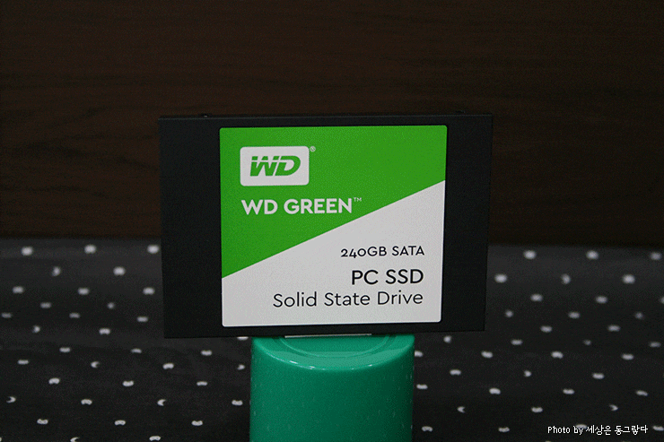  웨스턴 디지털 WD Green SSD 240GB - 3.5인치 가이드 사용 SSD PC 설치 방법, 벤치마킹 성능 테스트