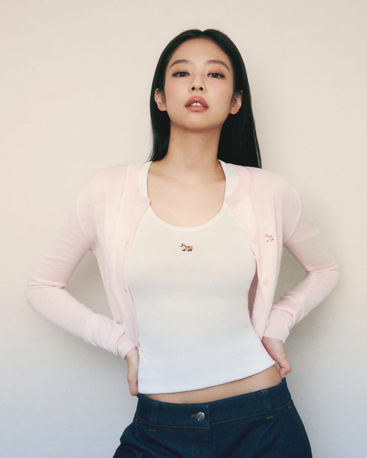  제니 X 메종키츠네 24SS 베이비 폭스 캠페인 화보 소식