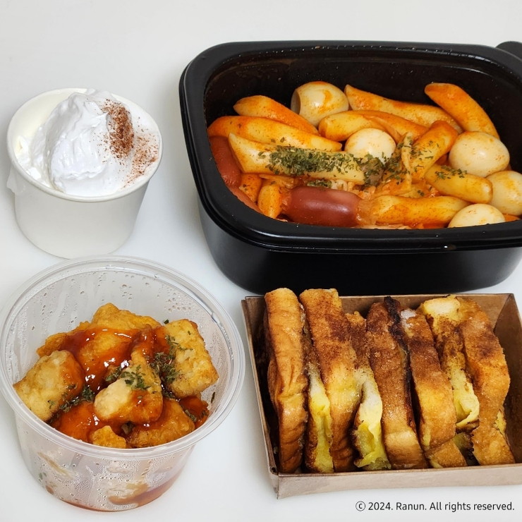  세종시 나성동 맛집 떡볶이와 디저트가 있는 '카페 몽마르다'