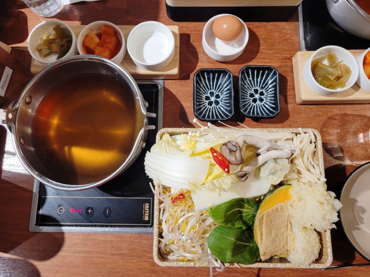  청주 지웰시티 1인 샤브샤브 맛집 솔밭샤브 주차팁