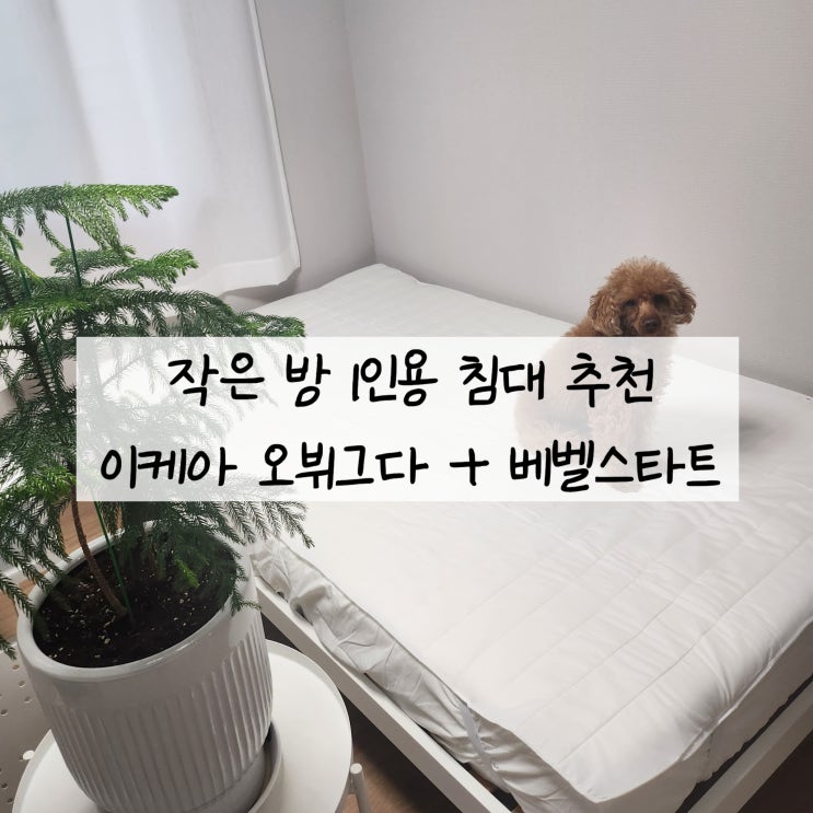  1인용 침대 이케아 오뷔그다 베벨스타드 구매 조립 후기