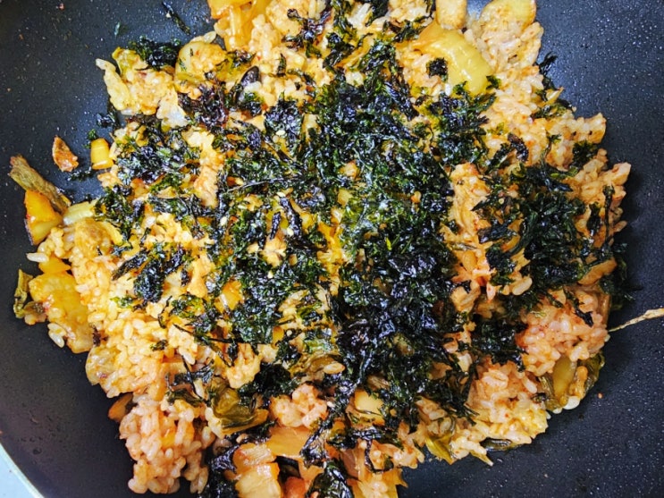  삼겹살 김치볶음밥 초간단 레시피 맛이 끝내줘요!