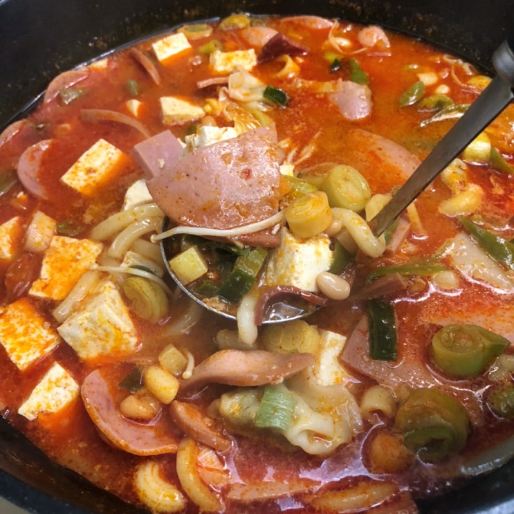  인천 송도 배달 맛집 놀부부대찌개 푸짐하고 맛있는 부찌