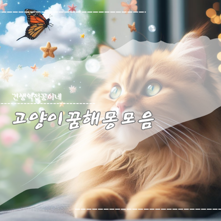 고양이 꿈 해몽 재미로 보는 꿈 풀이모음