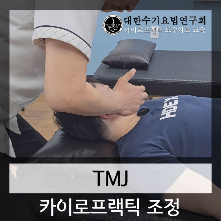  카이로프랙틱 교육 TMD 턱관절 장애 카이로프랙틱 조정