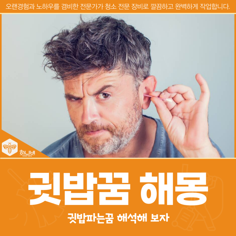 귓밥꿈 해몽, 귓밥파는꿈 해석해 보자!