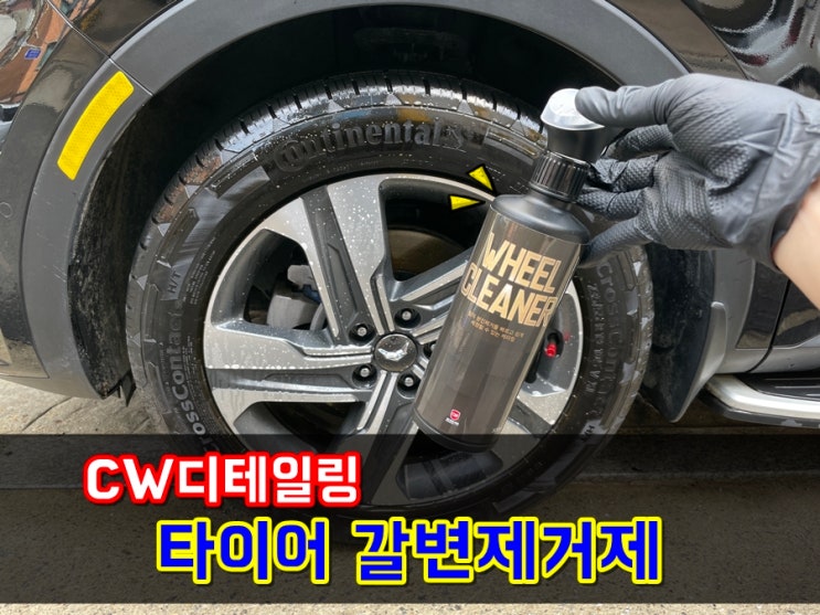  CW디테일링 타이어 갈변제거제 휠세정제 with 쏘렌토 MQ4