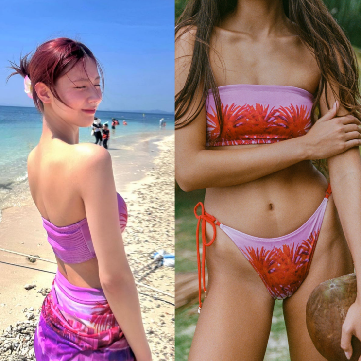 여자아이들 미연 태국 여행 비키니 커버업 화제된 브랜드 가격?