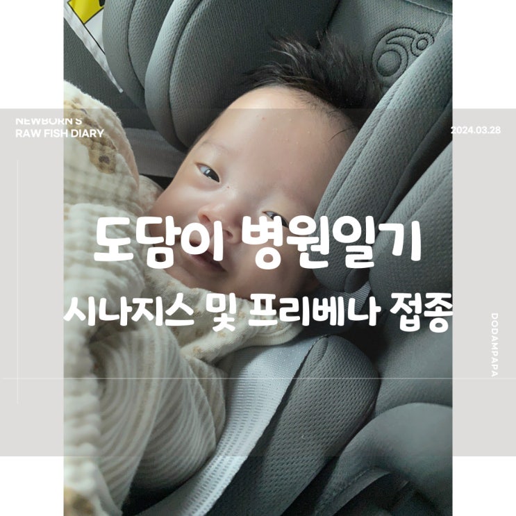도담이 병원일기 시나지스 2차 및 폐렴구균 프리베나 접종 도담이 병원일기 시나지스 2차 및 폐렴구균 프리베나 접종